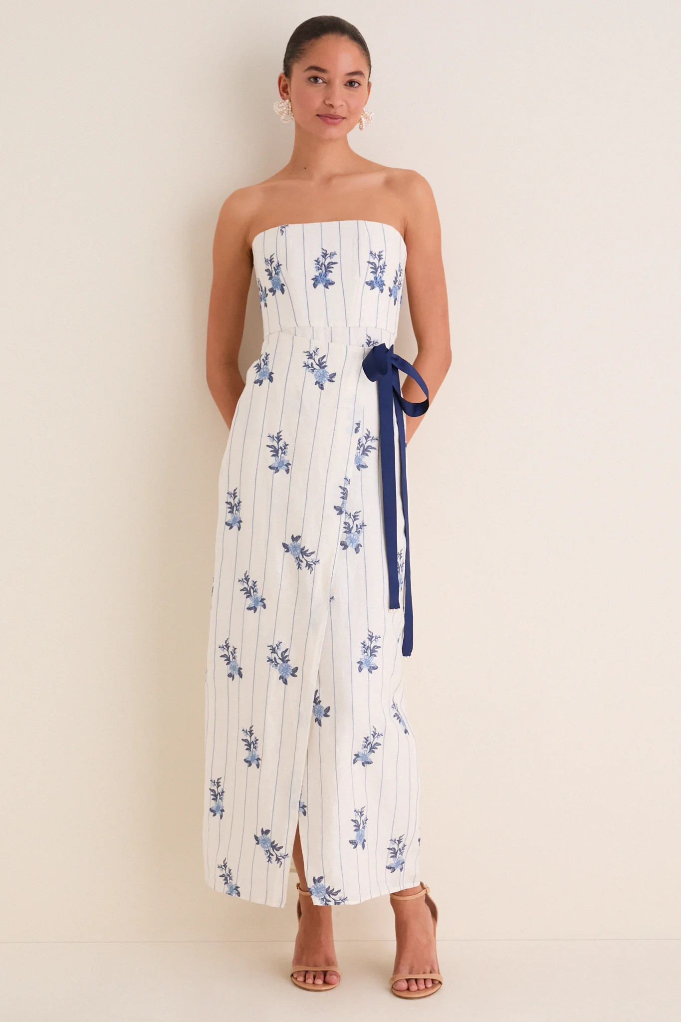Valle Cinefila Strapless Maxi Dress | Tuckernuck (US)