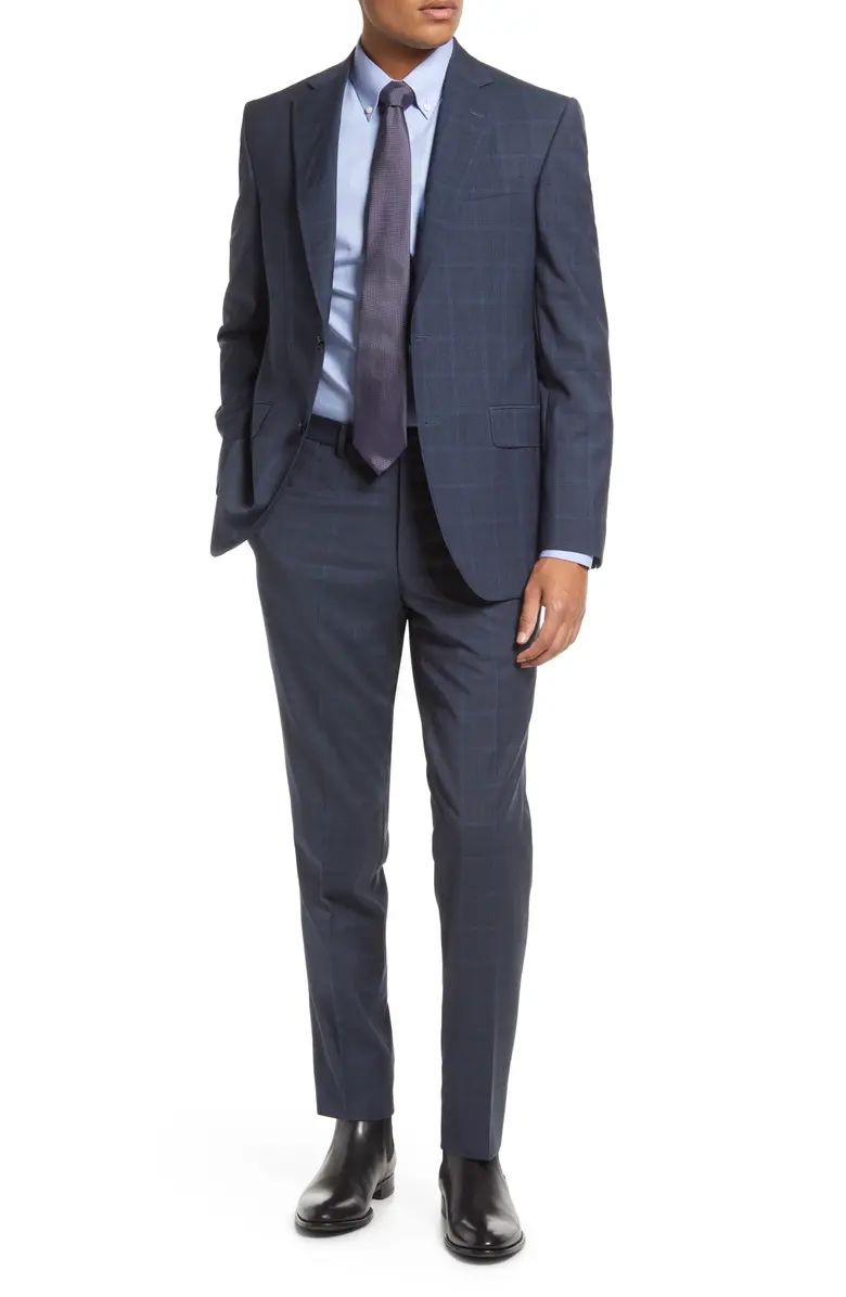 Jay Windowpane Slim Fit Wool Suit | Nordstrom