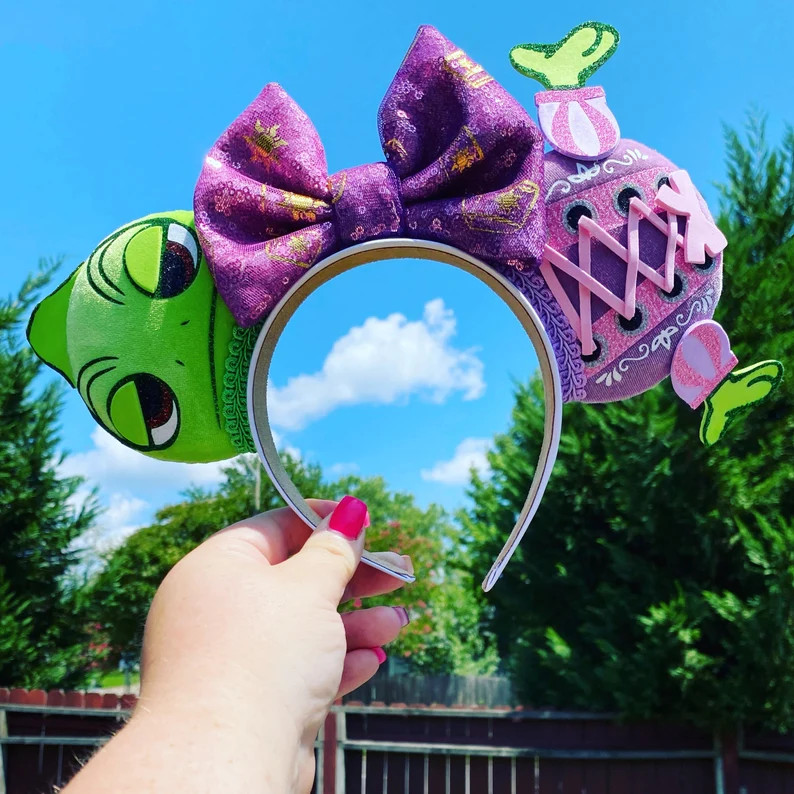 Pascal Tangled Rapunzel Dressup Dress Inspired Mouse Ears Headband | Etsy (Global)