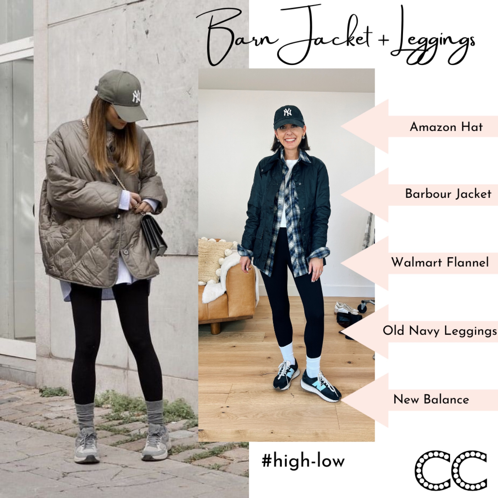 Ditch your skinny jeans and style this season’s modern Barn jacket back to sporty leggings, trainers, a baseball cap and unbuttoned flannel shirt

https://closetchoreography.com/how-you-your-niece-and-your-nana-can-style-a-barn-jacket-street-style/