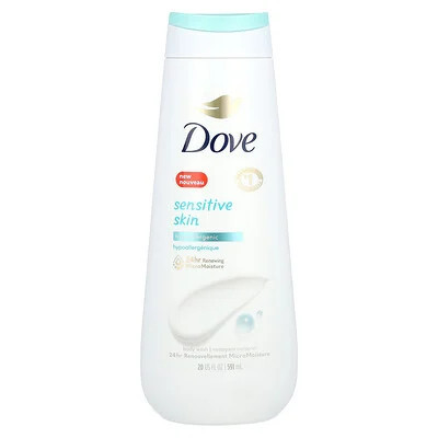 Dove, Sensitive Skin Body Wash, 20 fl oz (591 ml) | iHerb