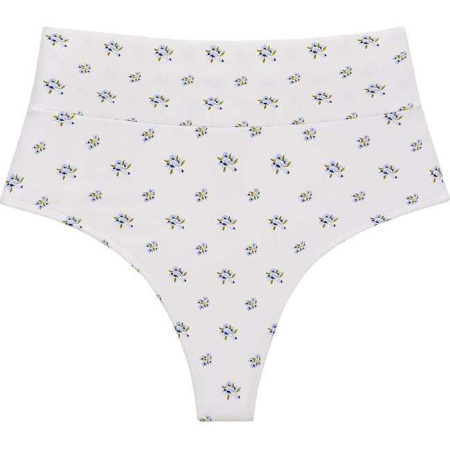 Montce Swim | Added Coverage High Rise Bikini Bottom, Heidi Floral (Florals, Size Medium) | Maisonette | Maisonette
