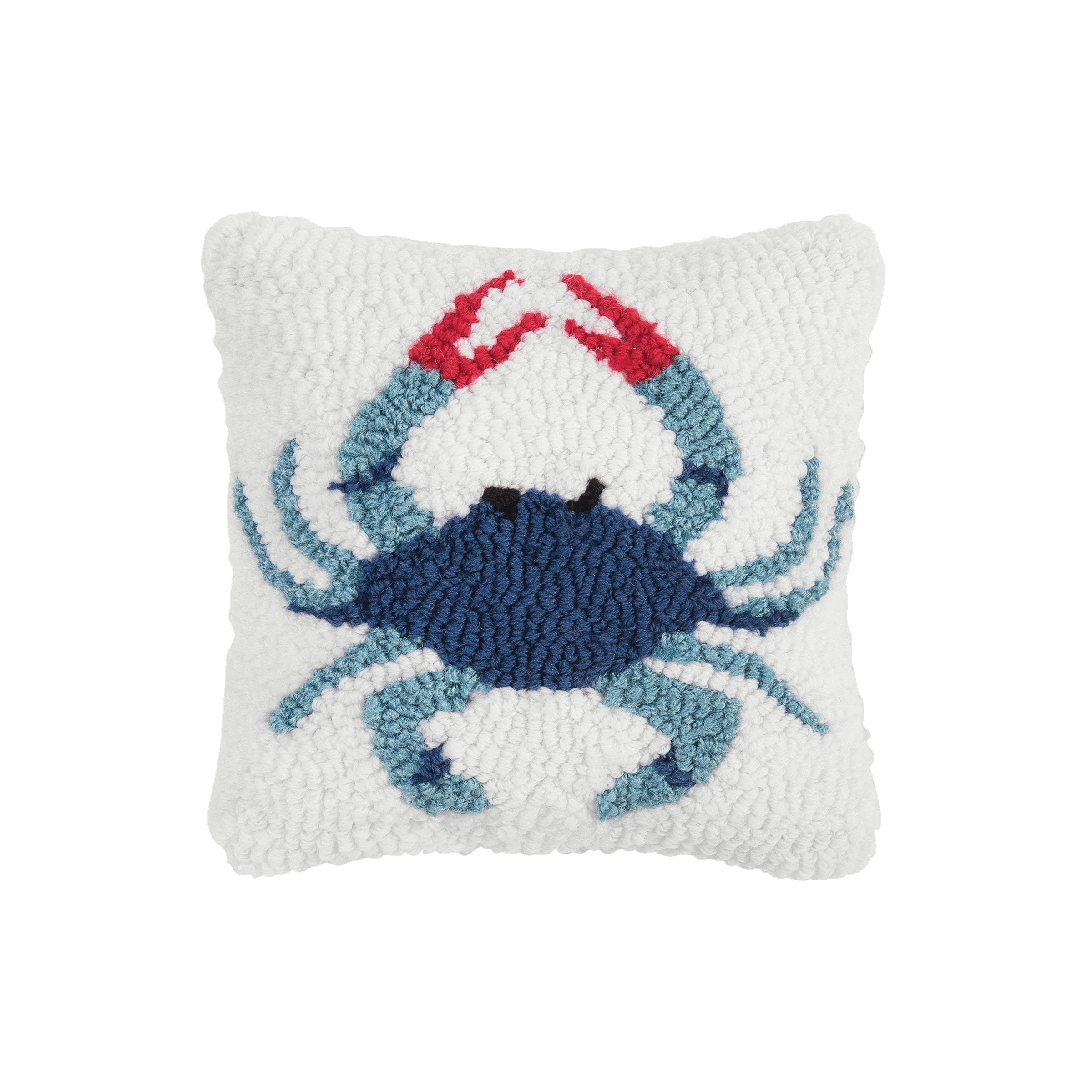 C&F Home Blue Crab Petite Hooked Throw Pillow & Reviews | Wayfair | Wayfair North America
