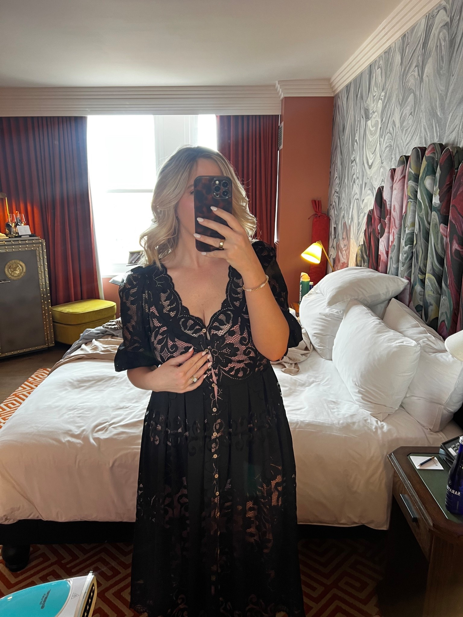 the Free People dress I’ll wear anytime I want to feel a little ✨dramatic✨

this black lace moment is giving romantic, effortless, and just enough edge—perfect for concerts, date nights, or when you want to pretend you’re in a music video

flows so well, cinches in the right places, and looks way more expensive than it is ✨

#ltkstyle #ltkfinds #freepeople #freepeoplestyle #blackdress #laceoutfit #concertstyle #bohochic #effortlessstyle #datenightlook