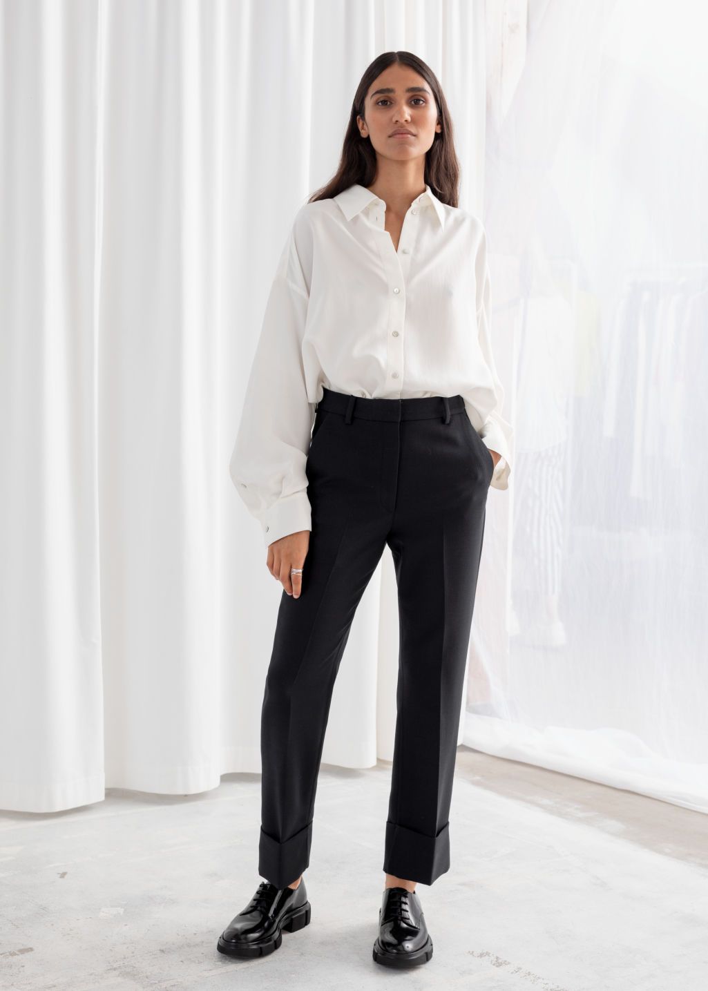 Tailored Cuffed Hem Trousers | & Other Stories (EU + UK)