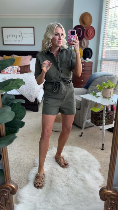Memorial Day inspo at Target 🇺🇸
Utility green denim jumpsuit with tie runs small and I sized up to a 6
Most fit is in waist and bottomm

#LTKFindsUnder50 #LTKStyleTip