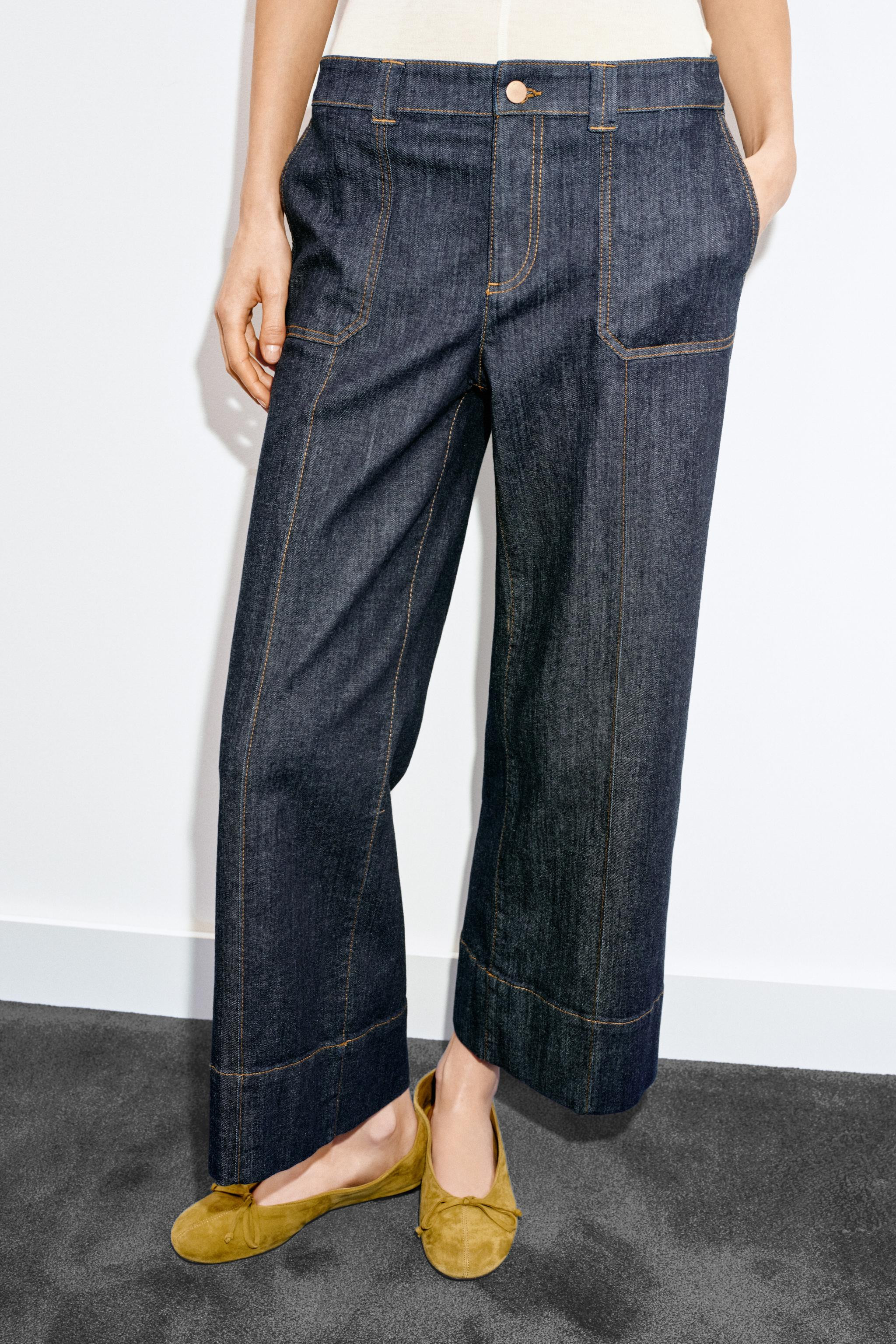 Z1975 MID-RISE CULOTTE JEANS | Zara US