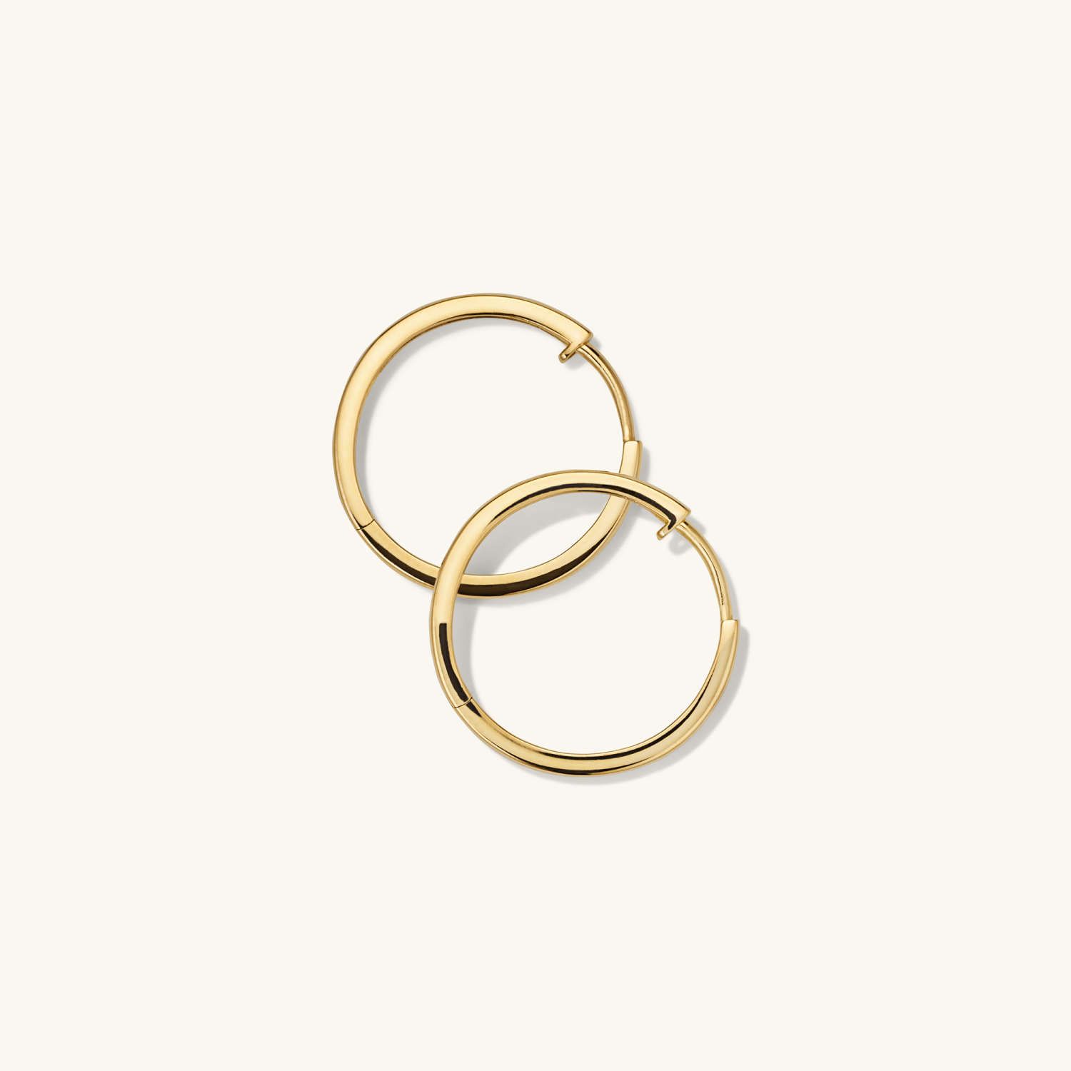 Easy Medium Hoops | Mejuri Fine Crew