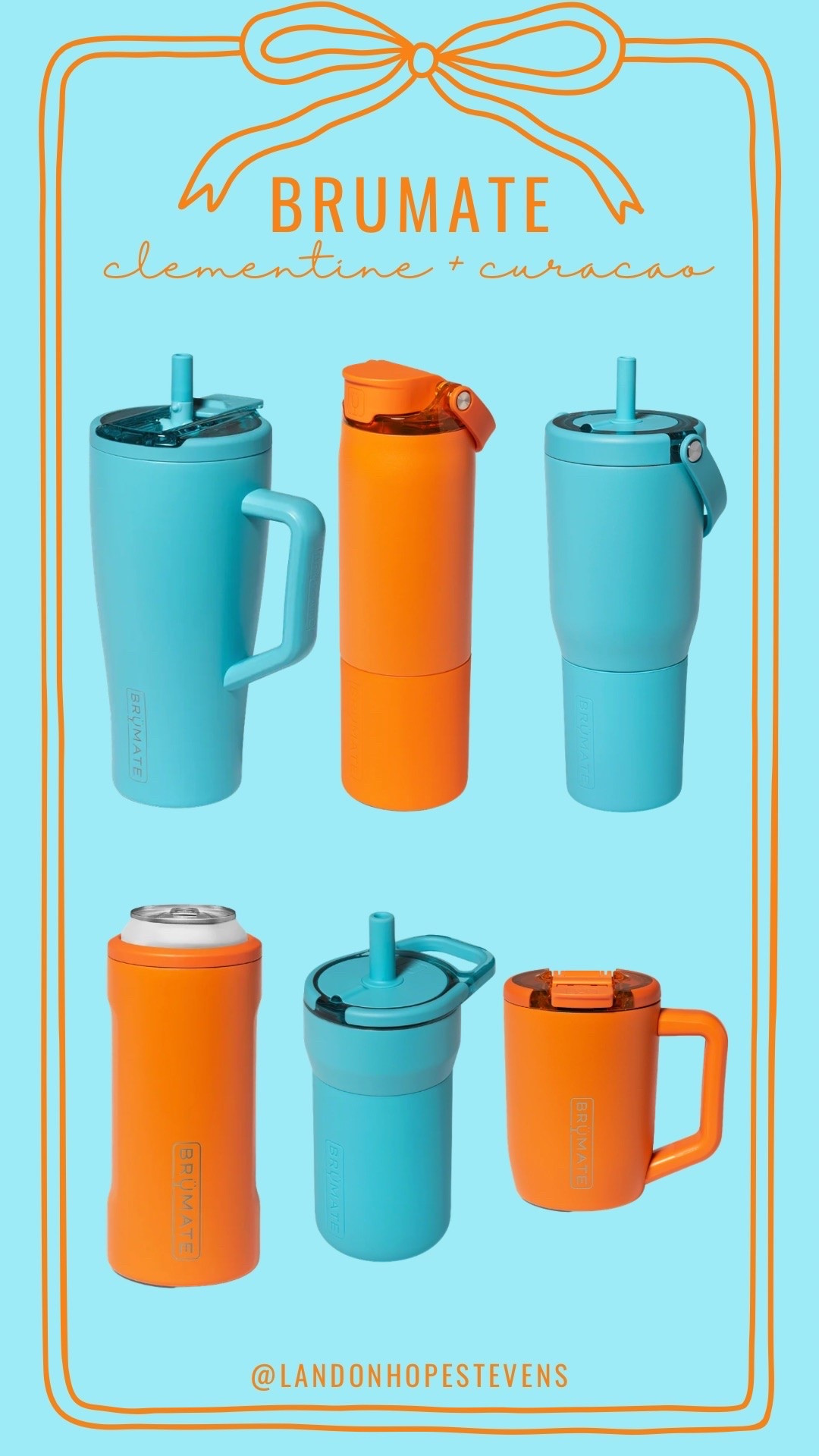 New bright summer colors from Brumate just launched 😍 Clementine + Curaçao - soooo pretty & vibrant for summer!

Brumate / Brumate tumbler / summer travel / leakproof cup / leakproof tumbler

#LTKmomlife #LTKTravel #LTKfoodie