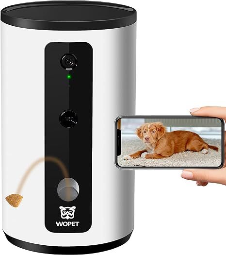 WOpet Smart Pet Camera:Dog Treat Dispenser, Full HD WiFi Pet Camera with Night Vision for Pet Vie... | Amazon (US)