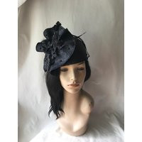 Black Women's Formal Church Pillbox Hat For Wedding, Mother Of The Bride Hat Or English Tea Party - Full Size Crown -22.5 | Etsy (US)