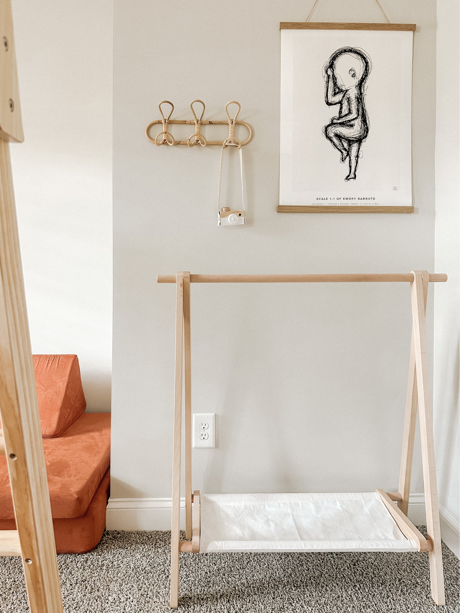 Toddler girls costume hanger, neutral wooden clothes rack 

#LTKkids #LTKbaby #LTKhome