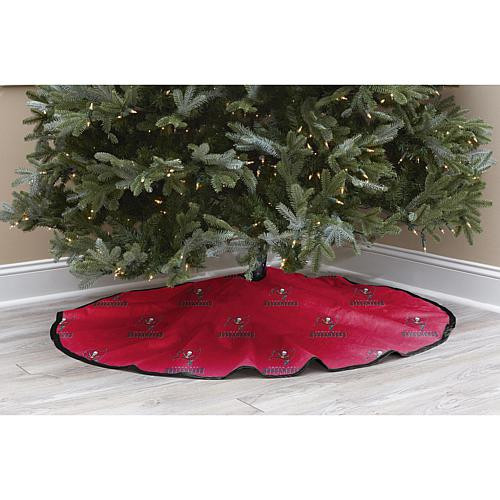 Football Fan Shop Tampa Bay Buccaneers Christmas Tree Skirt | HSN