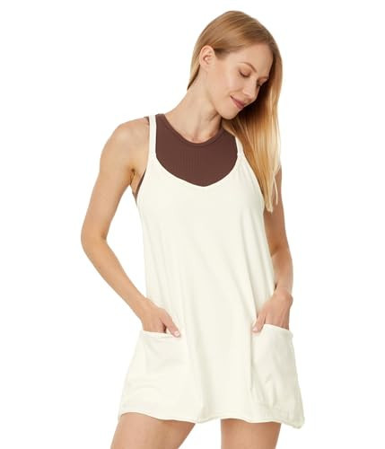 Free People, Women's, Hot Shot Mini Dress, White, Large | Amazon (US)