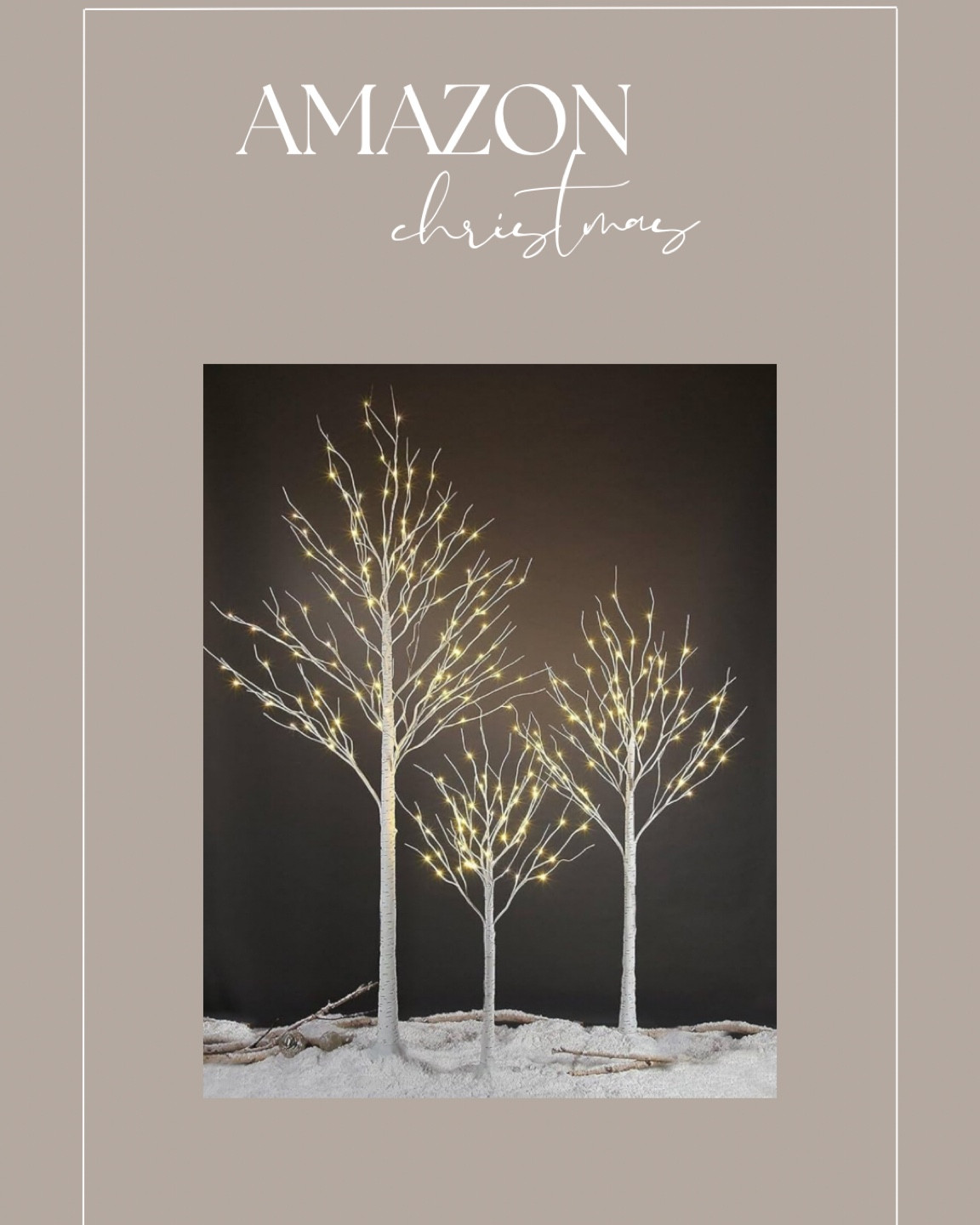 25% off today! Love these white pre lit birch trees for outside decor! 

#LTKHoliday #LTKHome #LTKSeasonal
