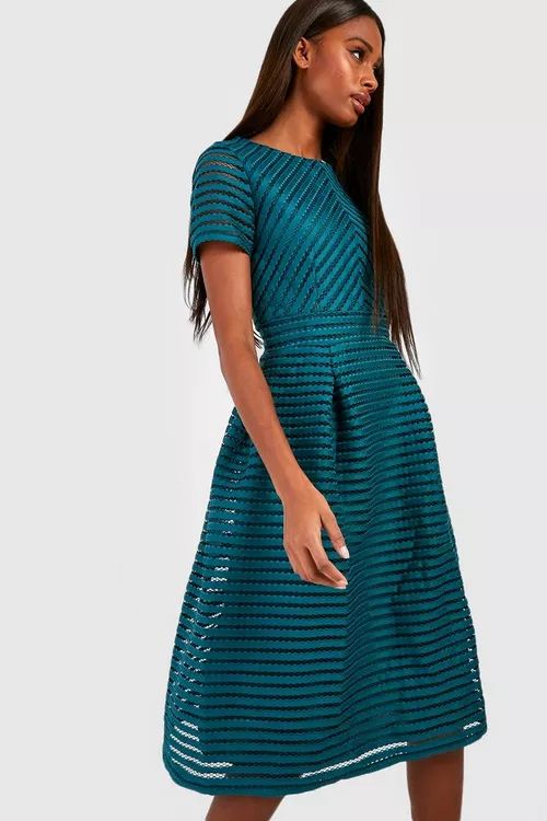 Boutique Full Skirted Prom Midi Dress | Boohoo.com (US & CA)