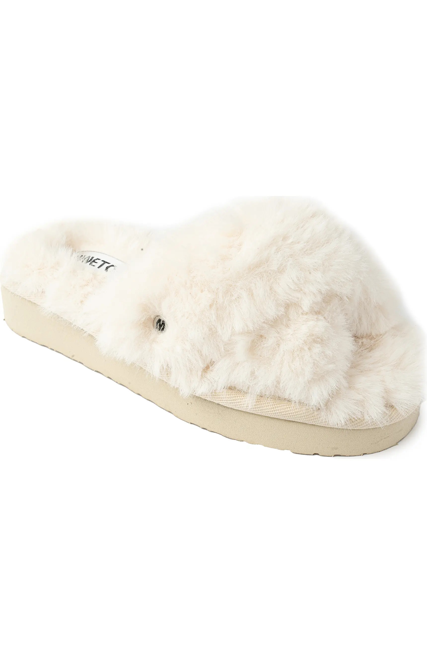 Minnetonka Teddy 3 Faux Fur Slipper (Women) | Nordstrom | Nordstrom