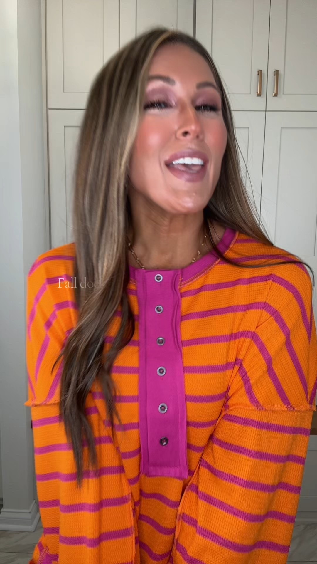 Pop of Color 💕 The Oversized Striped Henley You’ll Reach for All Season!

When the weather cools down but you’re still craving color — this Imily Bela oversized striped Henley is the vibe 💕
The bright pink + orange combo adds instant cheer to a gray fall day, and the waffle knit texture makes it both comfy and flattering.

Perfect for school mornings, coffee runs, or Saturday shopping days ☕🛍
It’s that cozy-but-cute oversized fit that works with jeans, leggings, or biker shorts.

Linked in my TikTok Shop — so many color options too! 💕✨

	1.	Oversized striped Henley
	2.	Bright fall outfit ideas
	3.	Color block sweatshirt women

#TikTokShopCreatorPicks
#CreatorPicksAmbassador
#TikTokShopBlackFriday
#FallFreshness #TikTokShopFallDealsForYou
@Imily Bela Official 

#LTKStyleTip #LTKGiftGuide #LTKFindsUnder50