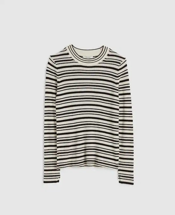 Double-Layered Crewneck Sweater in Merino-Wool Silk | Madewell