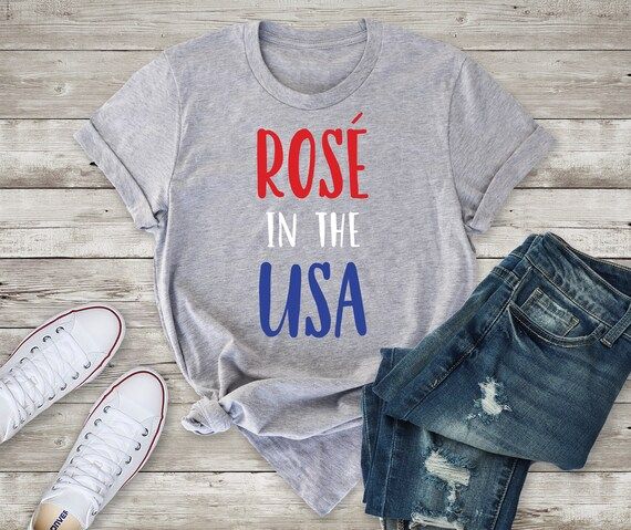 Rose In The USA Shirt | 4th of July Shirt | Independence Day Shirt | Funny T-Shirt | Memorial Day... | Etsy (US)