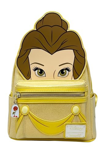 Loungefly Disney Beauty and the Beast Belle Cosplay Womens Double Strap Shoulder Bag Purse | Amazon (US)