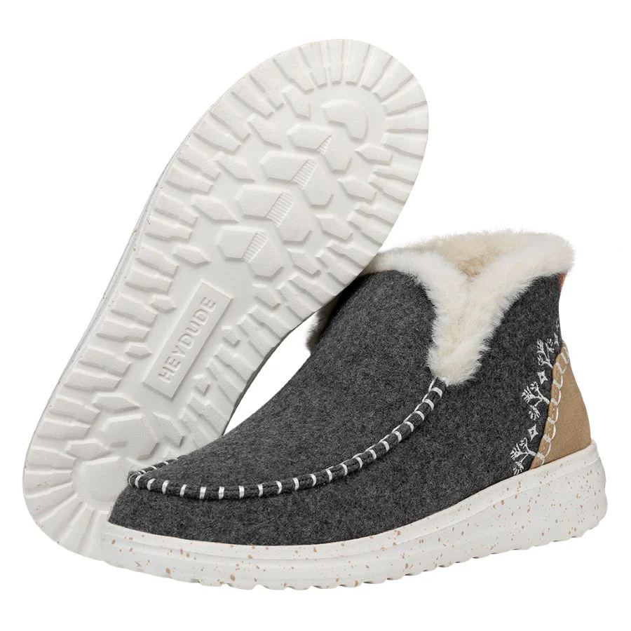 Denny Wool Faux Shearling Boot | HEYDUDE