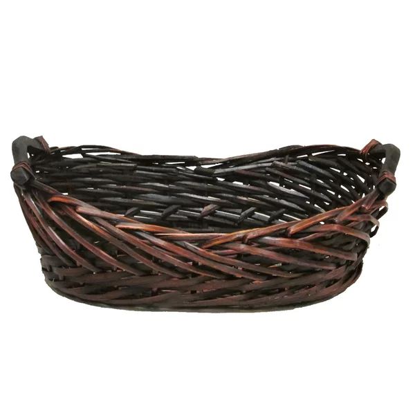 Split Willow Boat Solid Wood Basket | Wayfair North America