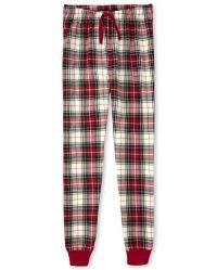 Unisex Adult Plaid Flannel Pajama Pants | The Children's Place