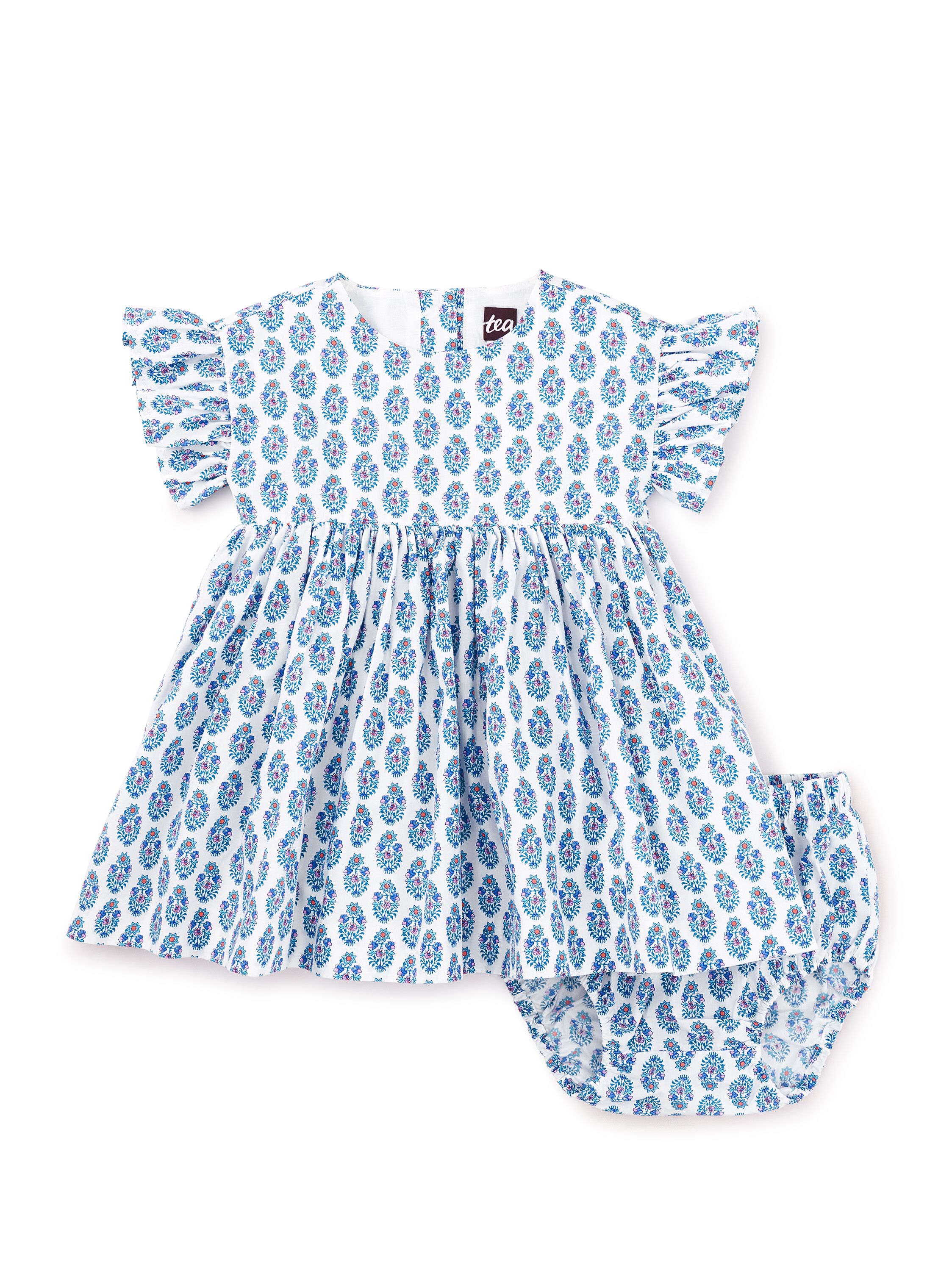 Ruffle Sleeve Baby Dress | Tea Collection