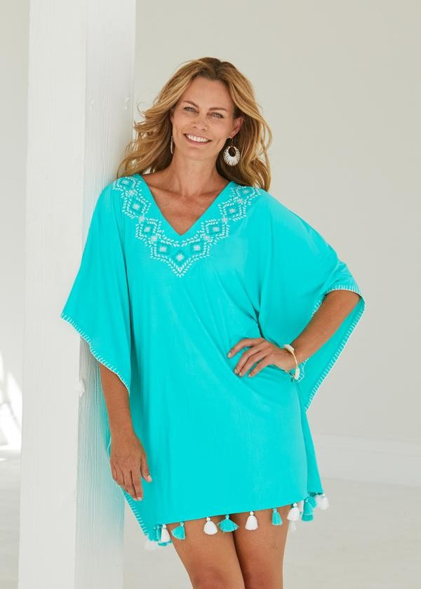 Sunshine Shores Embroidered Cover Up | Cabana Life