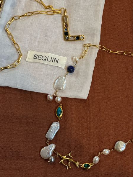 How gorgeous are these pieces?! #Sequin #Necklace #Jewelry #Accessories  

#LTKstyletip
