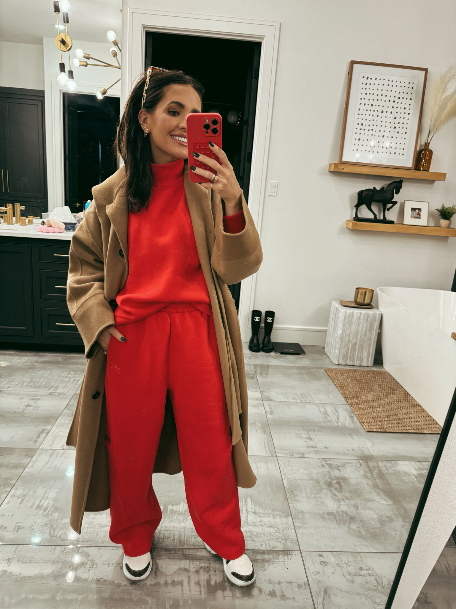 Today’s warm and cozy ootd!!! Red outfit set

#LTKstyletip #LTKCyberWeek #LTKHoliday