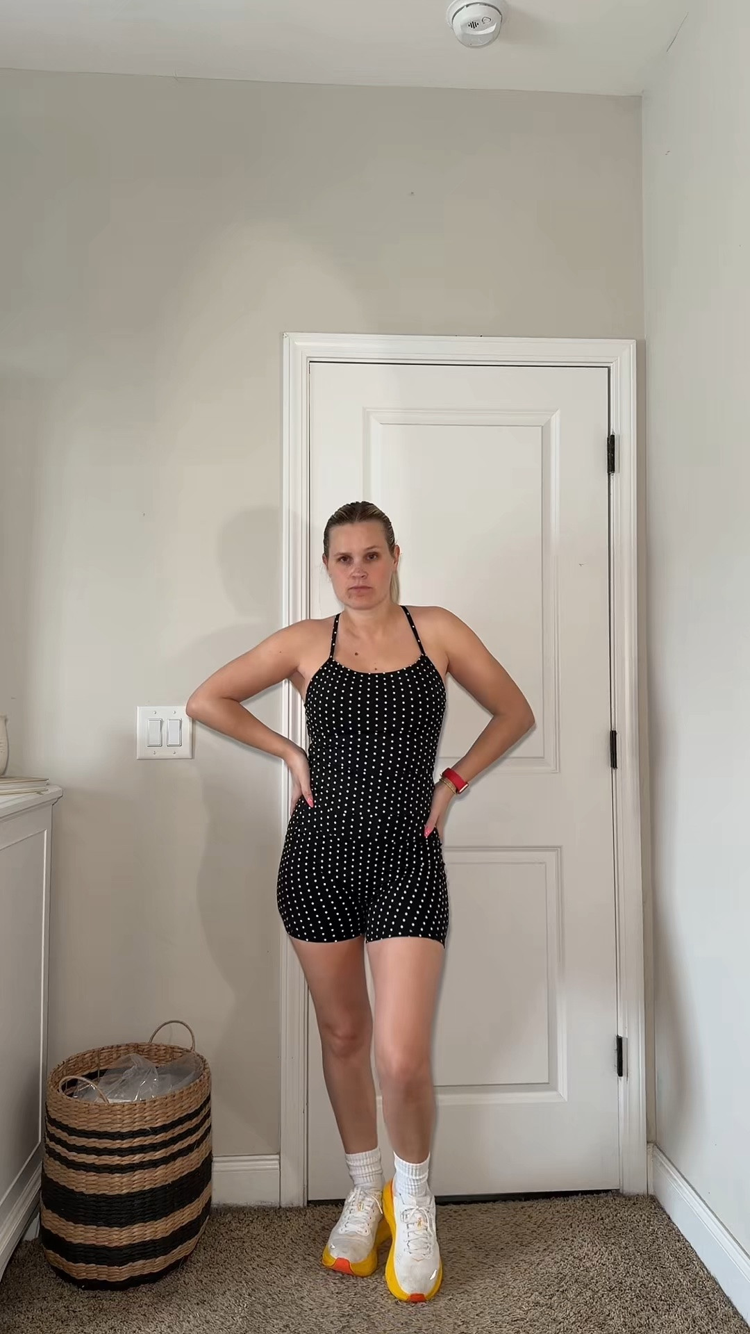 Amazon workout set, activewear, workout ootd, workout outfit, matching set, polka dots

#LTKootd #LTKActive
