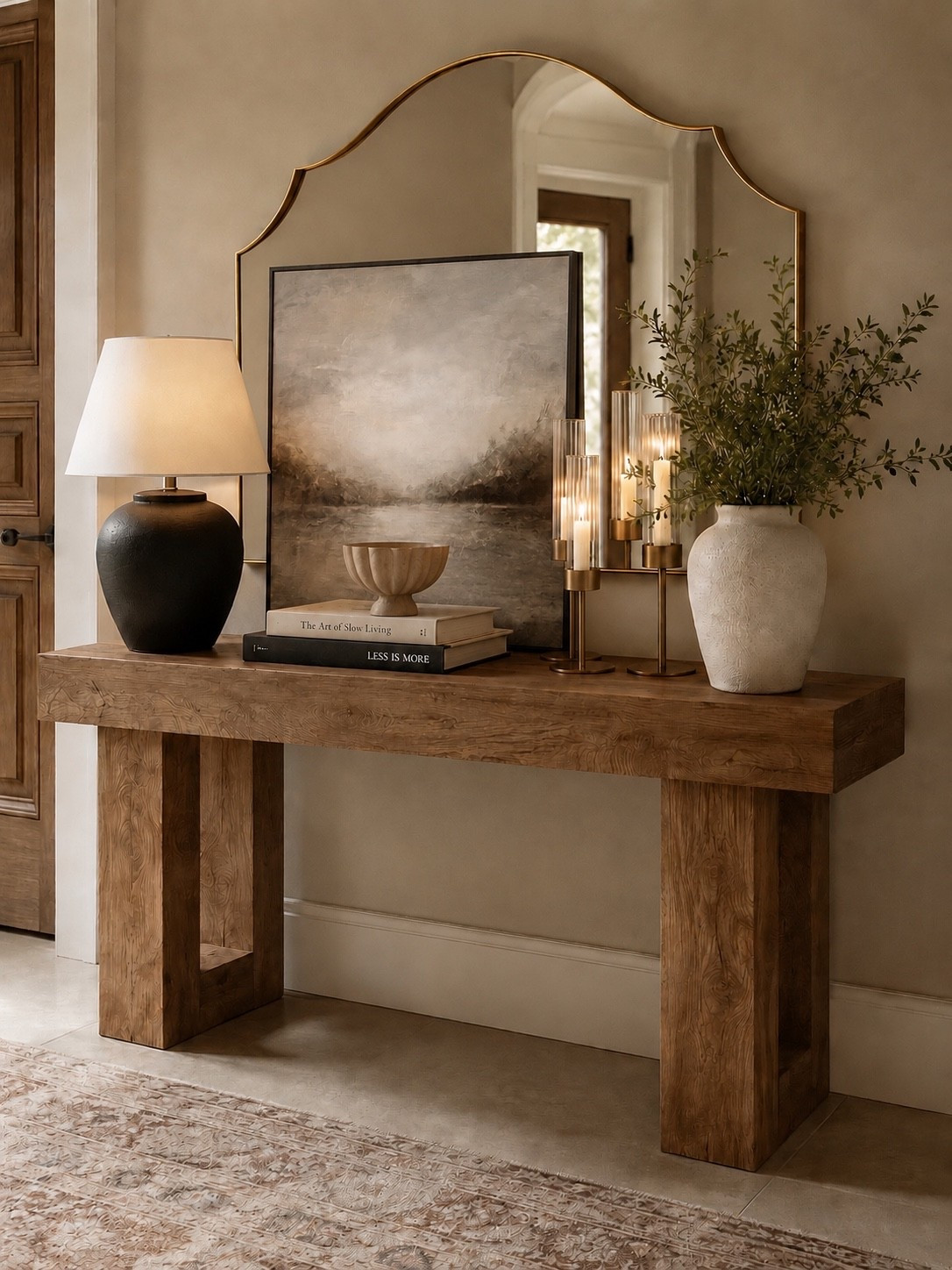 Entryway Console Table Styling 🤎✨

A beautifully styled entryway sets the tone for your entire home, and this warm, layered console table does exactly that. The rich wood tones, oversized mirror, ambient lighting, and organic greenery create a welcoming space that feels both elevated and inviting. Thoughtfully styled with artwork, decorative accents, and timeless textures, this look perfectly captures that cozy designer-inspired aesthetic.

Whether you’re refreshing your foyer or searching for statement pieces to complete your space, these entryway favorites bring warmth, character, and functionality to one of the most important areas of your home.

Follow @farmtotablecreations on Instagram for more cozy home finds and trending decor.

#LTKHome #EntrywayDecor #ConsoleTableStyling #HomeDecor #NeutralDecor #WayfairFinds #AmazonHome #EntrywayInspiration #HomeStyling #EuropeanFarmhouse #CozyHome #InteriorDesign #McGeeAndCoInspired #HomeInspiration #FoyerDecor #DecorFinds #TraditionalHome #WarmNeutrals #EntrywayGoals #FarmToTableCreations

#LTKSaleAlert #LTKHome