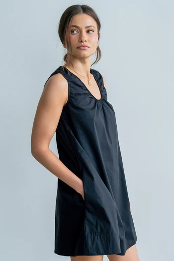 Luka Mini Dress in Black | Böhme US