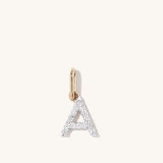 Diamond Initial Necklace in 14k Gold | Mejuri | Mejuri (Global)
