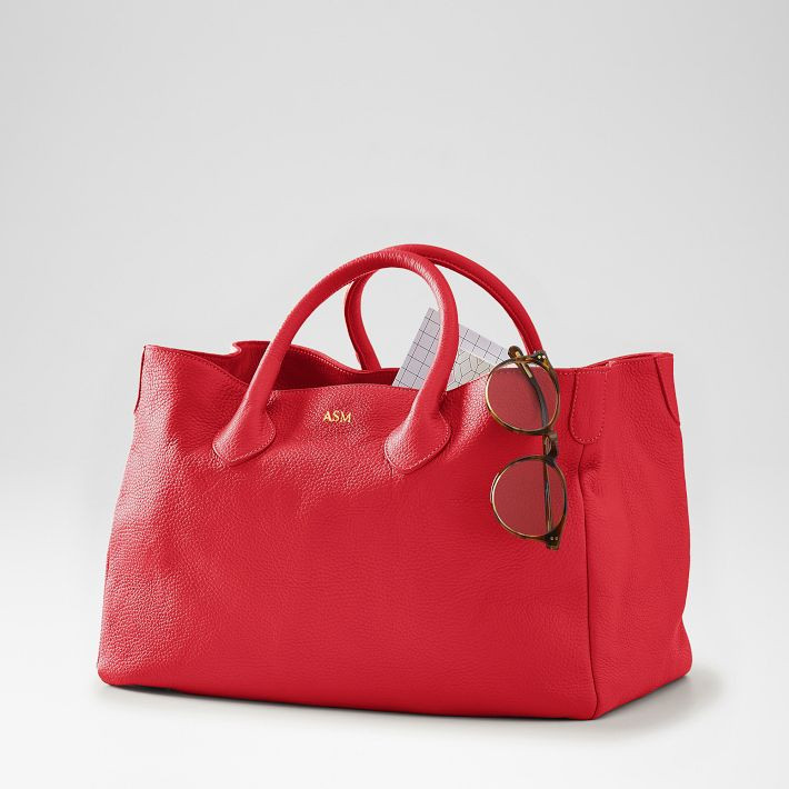 Elisabetta Slouch Leather Handbag | Mark and Graham