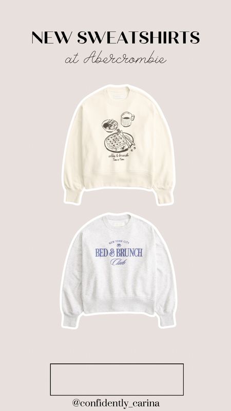 Abercrombie always has the cutest sweatshirts! These new arrivals are perfect✨

#LTKFindsUnder100 #LTKMidsize #LTKU