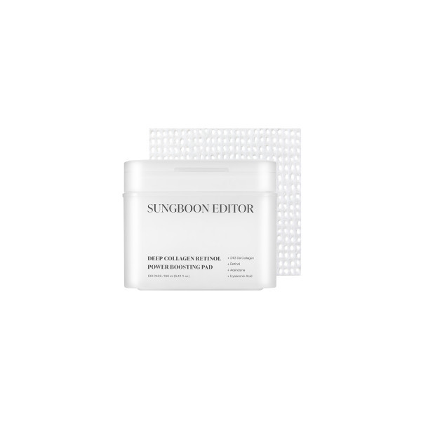 SUNGBOON EDITOR - Deep Collagen Retinol Power Boosting Pad - 190ml/100pads | Stylevana
