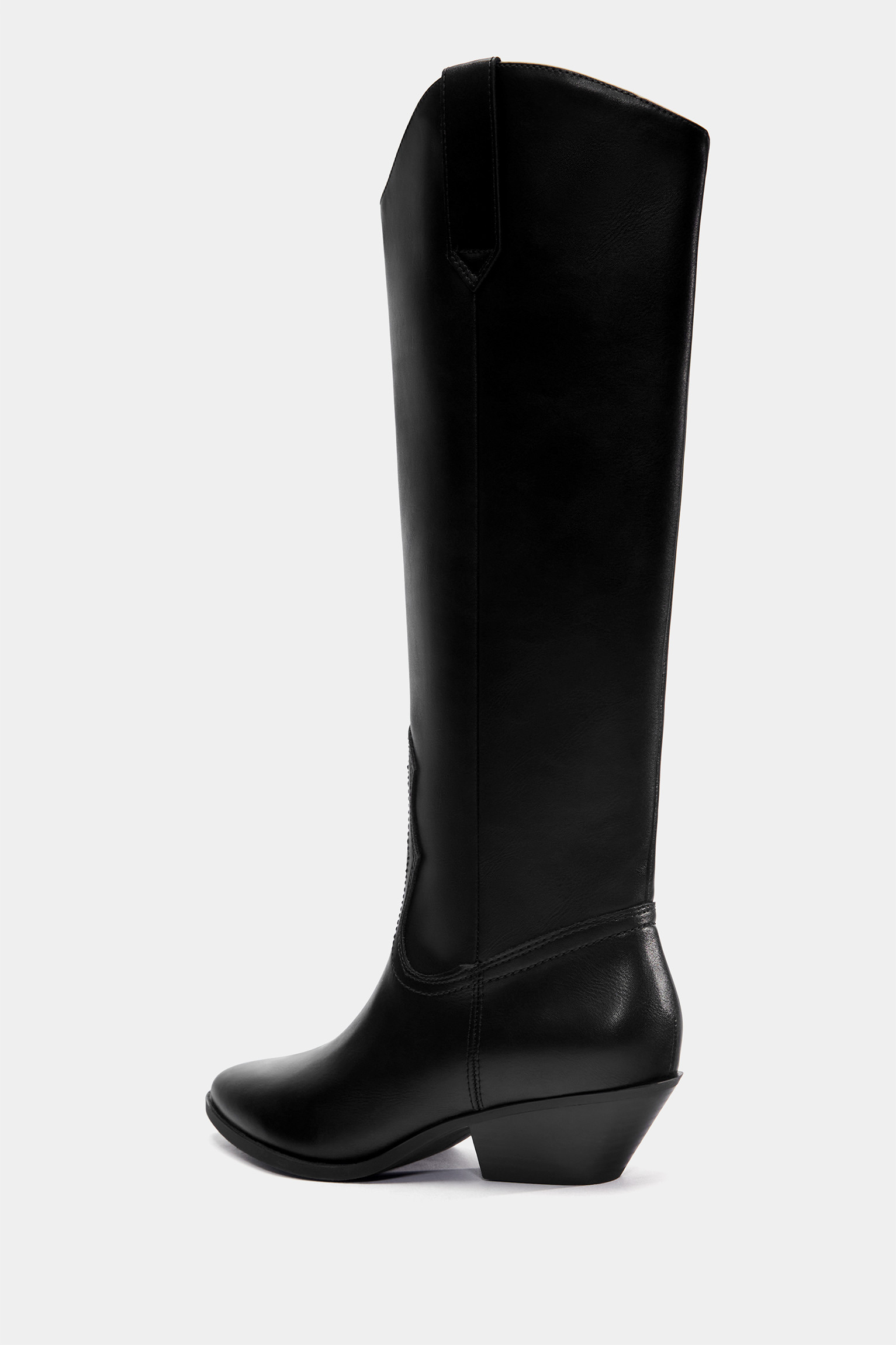Knee-high cowboy boots | PULL and BEAR UK