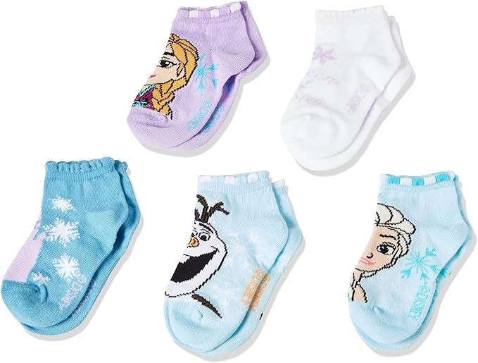 Disney Frozen Girls 5 Pack Shorty Socks | Amazon (US)