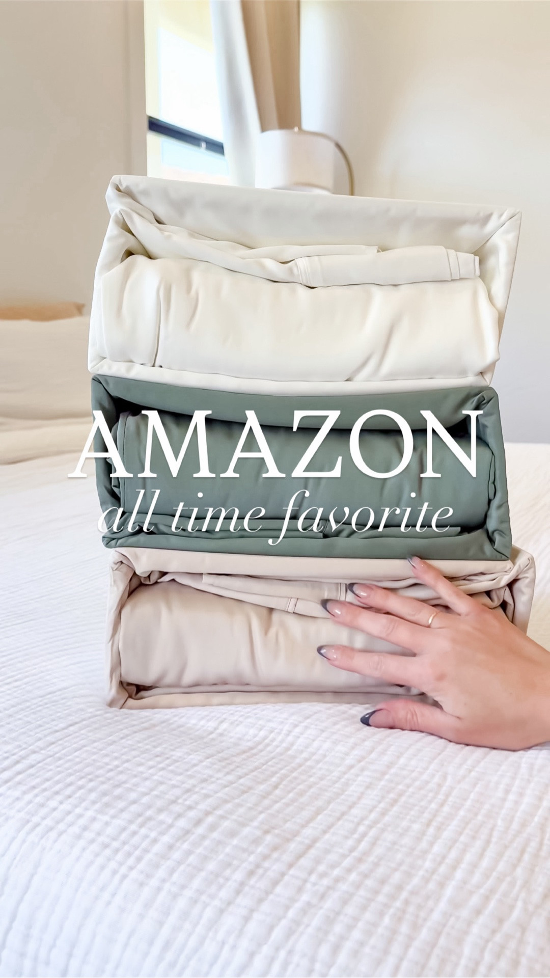 Our all time favorite bed sheets are from Amazon! They are the softest and coolest we’ve tried and we recommend them to everyone! 🛏️🌙🫶🏻


#thesistershoppers #alltimefavorite #amazonfavorites #amazonbedsheets #amazonhome @amazon

#LTKdayinmylife #LTKHome