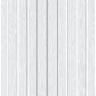 NextWall Faux Beadboard Off-White Vinyl Peel & Stick Wallpaper Roll (Covers 30.75 Sq. Ft.), Beige | The Home Depot