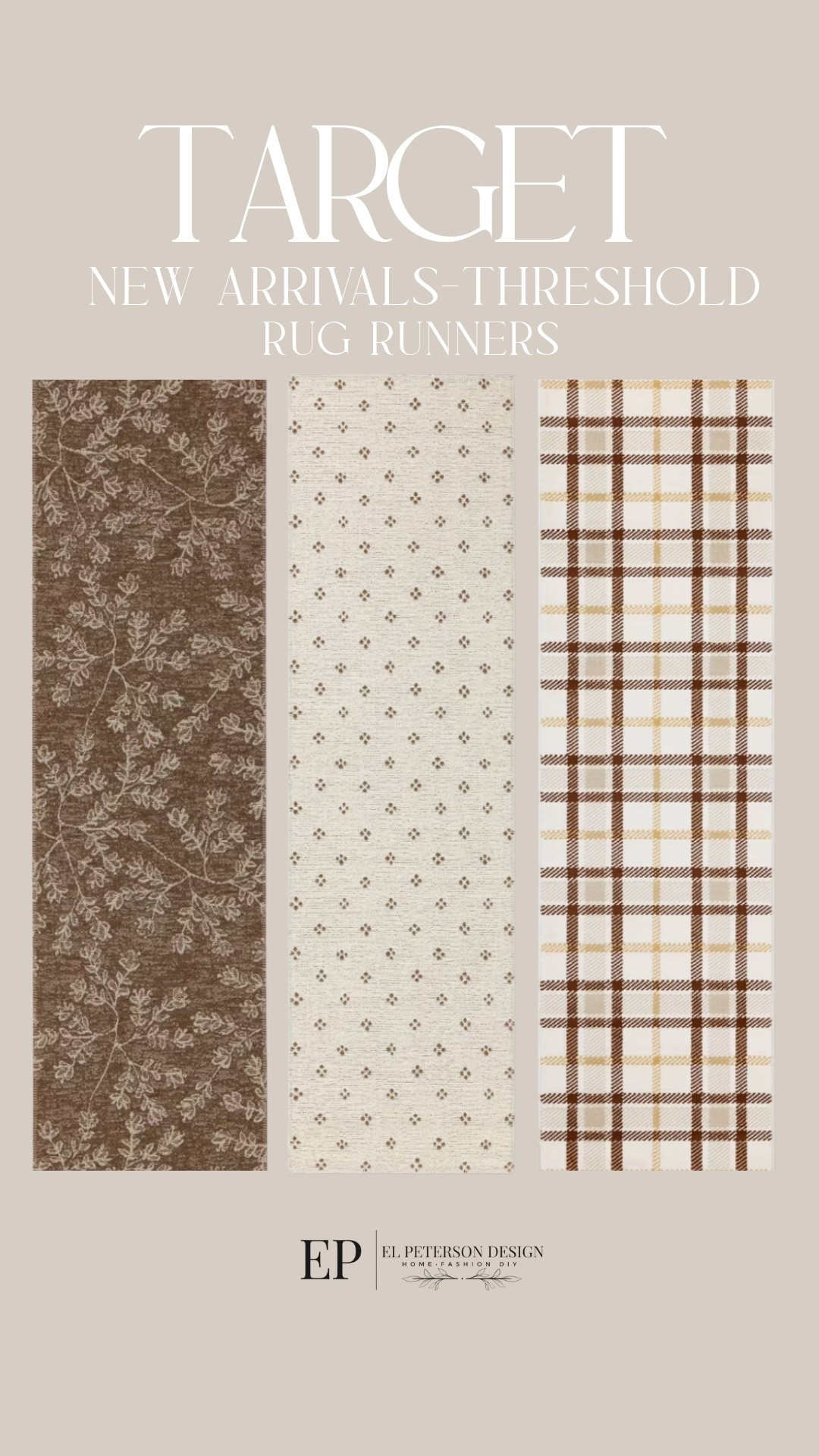 Target
Threshold New Arrivals
Rug runners

#LTKHome