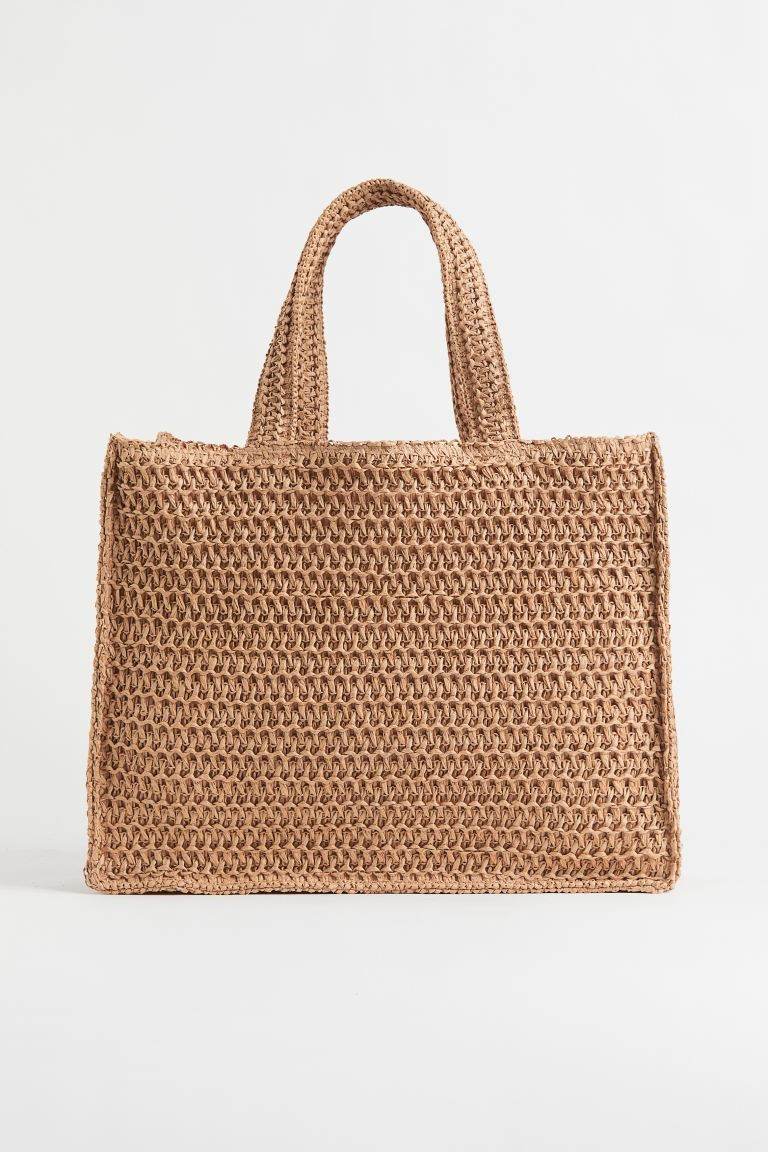 Large Straw Shopper | H&M (US + CA)