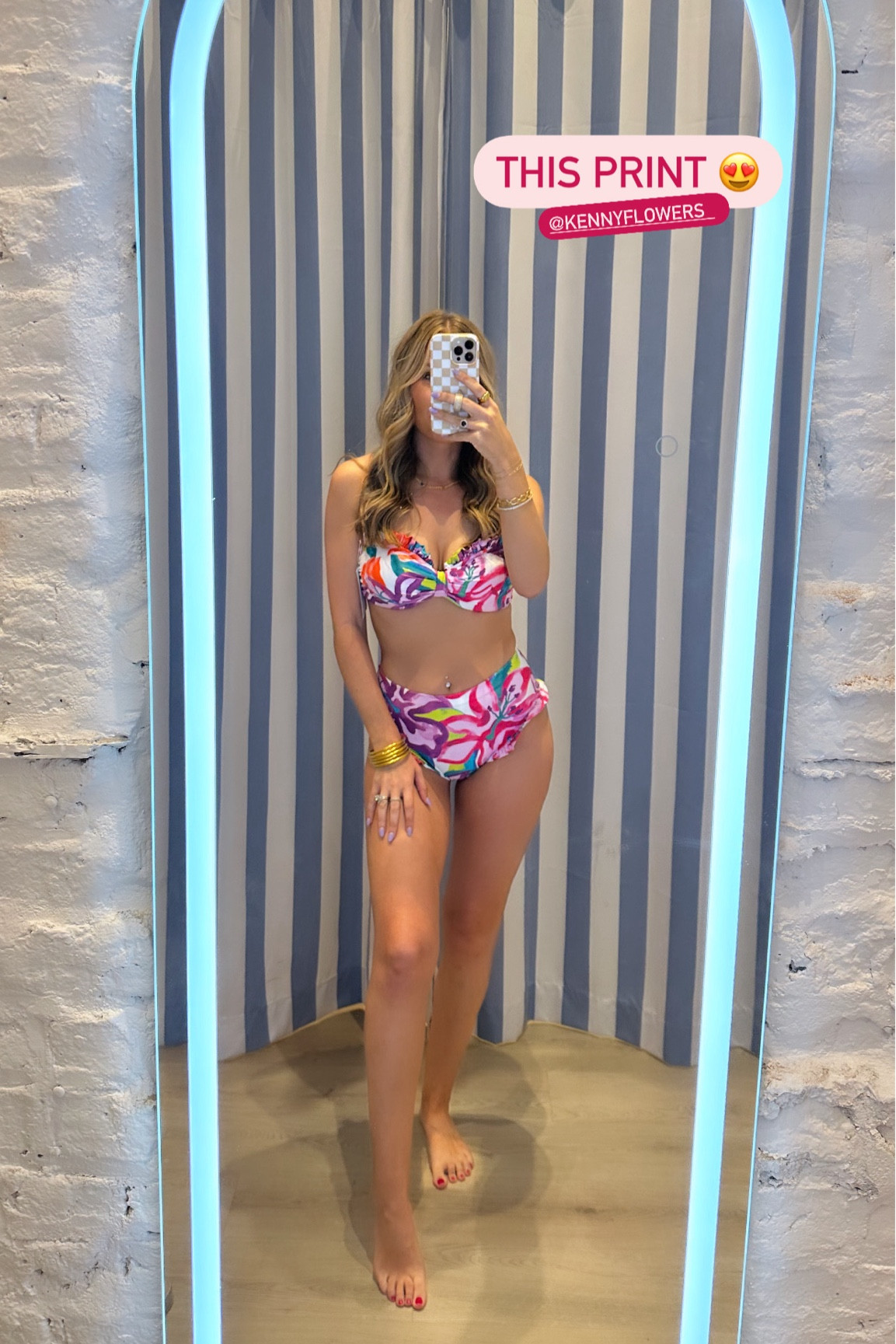 Obsessing over this bikini from Kenny Flowers!! The top fits so well, and i love the high waisted bikini bottoms! 

Wearing a medium in both! 

#LTKtravel #LTKswim #LTKstyletip