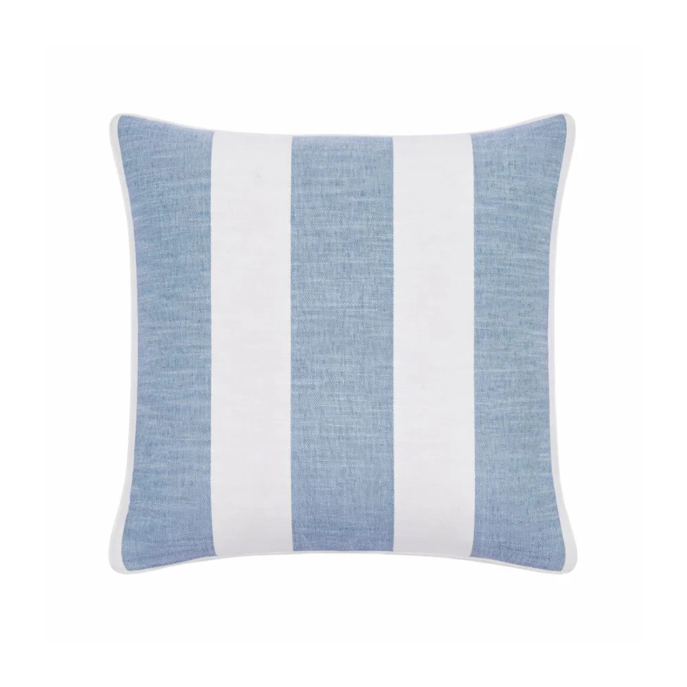 Club Stripe Indoor/Outdoor Pillow with Insert | Cailini Coastal