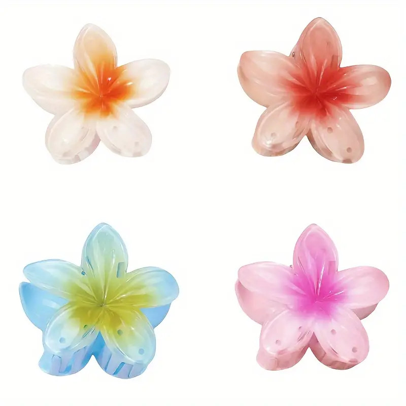 Flower Hair Claw Clips Large Claw Clips For Thick Hair - Temu Canada | Temu Affiliate Program