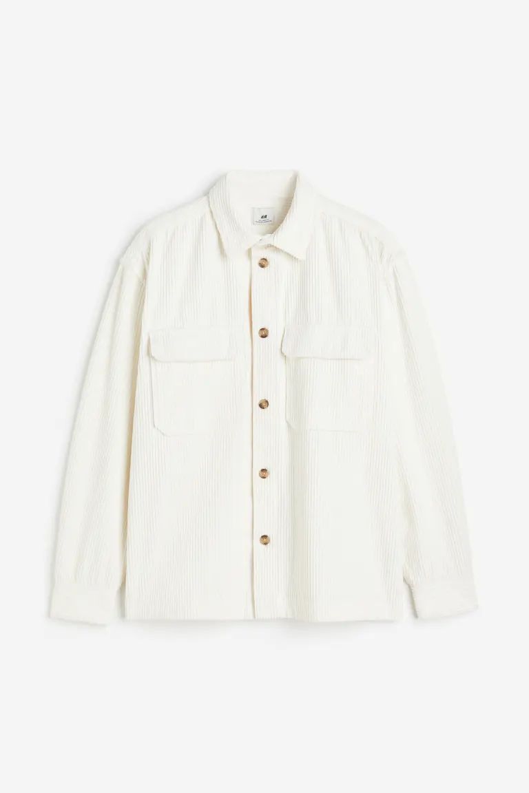 Relaxed Fit Corduroy Shacket | H&M (US + CA)