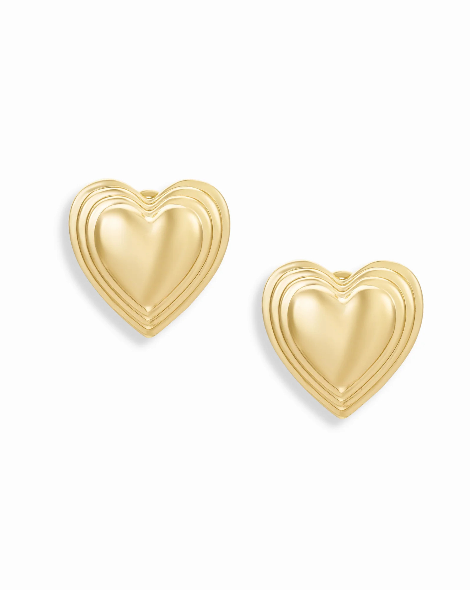 Willa Heart Statement Studs | Mod and Jo